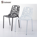 Mobilier d'extérieur Chaise à manger en aluminium et chaise de jardin